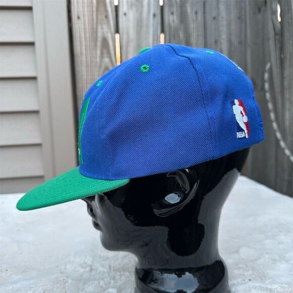 Vintage Dallas Mavericks NBA Snapback Hat Blue Unisex Adult - Picture 2 of 8